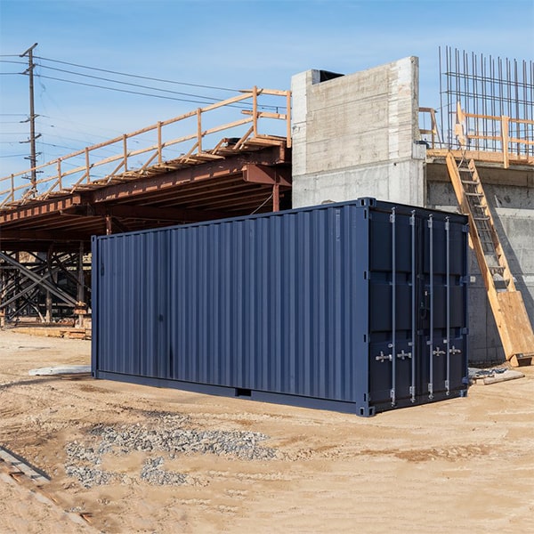 we can deliver our construction site storage containers to your site within 24-48 hours of your request